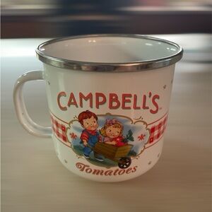 2002 Campbells Tomato Soup Enamelware Mug